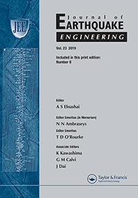Cover image for Journal of Earthquake Engineering, Volume 23, Issue 9, 2019