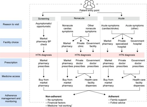 Figure 1 Overview of patient pathways.
