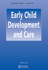 Cover image for Early Child Development and Care, Volume 190, Issue 1, 2020