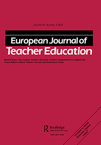 Cover image for European Journal of Teacher Education, Volume 45, Issue 4, 2022