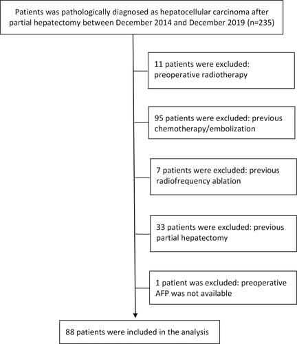Figure 1 Selection of patients included in the analysis.