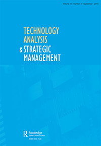 Cover image for Technology Analysis & Strategic Management, Volume 27, Issue 8, 2015