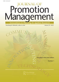 Cover image for Journal of Promotion Management, Volume 29, Issue 1, 2023