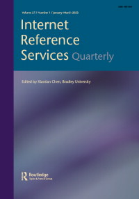 Cover image for Internet Reference Services Quarterly, Volume 27, Issue 1, 2023
