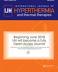 Cover image for International Journal of Hyperthermia, Volume 34, Issue 6, 2018