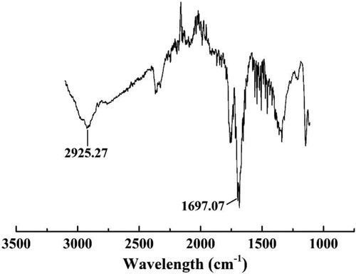 Figure 2. FT-IR analysis of dual-emission CDs.