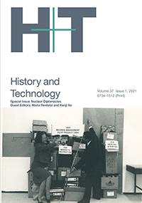 Cover image for History and Technology, Volume 37, Issue 1, 2021