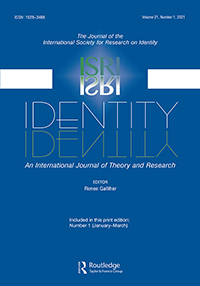 Cover image for Identity, Volume 21, Issue 1, 2021