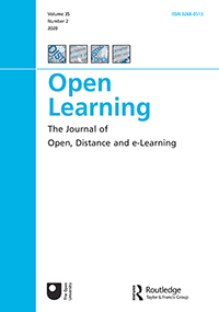Cover image for Open Learning: The Journal of Open, Distance and e-Learning, Volume 35, Issue 2, 2020