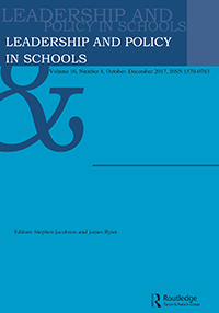Cover image for Leadership and Policy in Schools, Volume 16, Issue 4, 2017