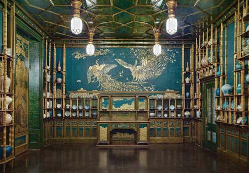 Figure 4. Harmony in blue and gold: the peacock room.