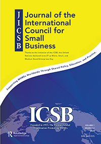Cover image for Journal of the International Council for Small Business, Volume 1, Issue 3-4, 2020