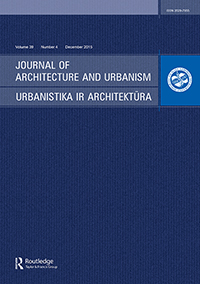 Cover image for Journal of Architecture and Urbanism, Volume 39, Issue 4, 2015