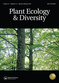 Cover image for Plant Ecology & Diversity, Volume 15, Issue 1-2, 2022