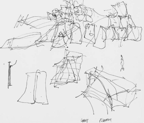 Figure 19. Frank O. Gehry, Peter Lewis Residence in Lyndhurst, Ohio, 1985–1995 © Frank O. Gehry, Getty Research Institute, Los Angeles, Frank Gehry Papers.