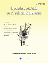 Cover image for Upsala Journal of Medical Sciences, Volume 123, Issue 1, 2018