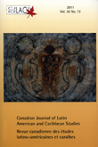 Cover image for Canadian Journal of Latin American and Caribbean Studies / Revue canadienne des études latino-américaines et caraïbes, Volume 36, Issue 72, 2011