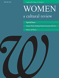 Cover image for Women: a cultural review, Volume 30, Issue 3, 2019