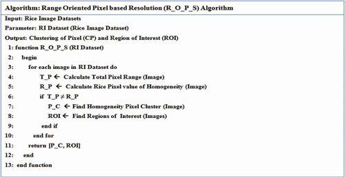 Figure 3. Range Oriented Pixel based Resolution (R_O_P_S) Algorithm