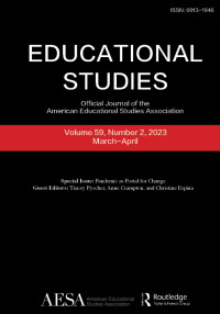 Cover image for Educational Studies, Volume 59, Issue 2, 2023