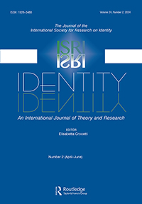 Cover image for Identity, Volume 24, Issue 2, 2024