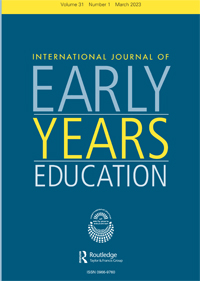 Cover image for International Journal of Early Years Education, Volume 31, Issue 1, 2023