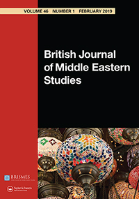 Cover image for British Journal of Middle Eastern Studies, Volume 46, Issue 1, 2019