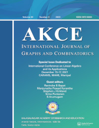 Cover image for AKCE International Journal of Graphs and Combinatorics, Volume 20, Issue 3, 2023