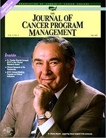 Cover image for Oncology Issues, Volume 2, Issue 4, 1987