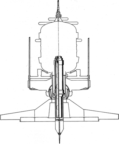 Figure 6. Diving bell operated by Delft Soil Mechanics Laboratory (from Vermeiden Citation1977).