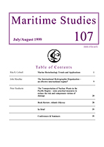 Cover image for Australian Journal of Maritime & Ocean Affairs, Volume 1999, Issue 107, 1999