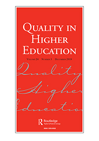 Cover image for Quality in Higher Education, Volume 24, Issue 3, 2018