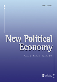 Cover image for New Political Economy, Volume 22, Issue 6, 2017