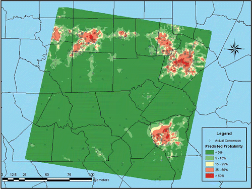 Figure 3. Validation map for Model 1 (constrained model).