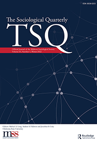 Cover image for The Sociological Quarterly, Volume 63, Issue 1, 2022