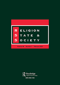 Cover image for Religion, State and Society, Volume 49, Issue 1, 2021