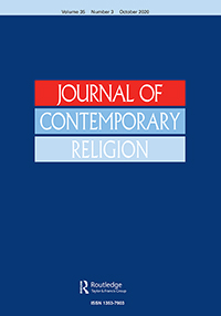 Cover image for Journal of Contemporary Religion, Volume 35, Issue 3, 2020