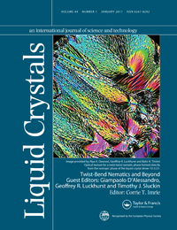 Cover image for Liquid Crystals, Volume 44, Issue 1, 2017