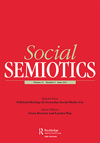 Cover image for Social Semiotics, Volume 31, Issue 3, 2021