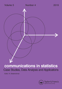 Cover image for Communications in Statistics: Case Studies, Data Analysis and Applications, Volume 5, Issue 4, 2019