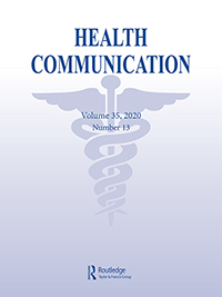 Cover image for Health Communication, Volume 35, Issue 13, 2020