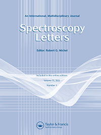 Cover image for Spectroscopy Letters, Volume 55, Issue 1, 2022