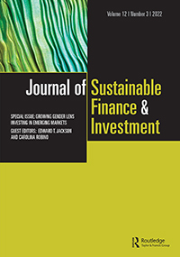Cover image for Journal of Sustainable Finance & Investment, Volume 12, Issue 3, 2022