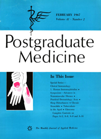 Cover image for Postgraduate Medicine, Volume 41, Issue 2, 1967