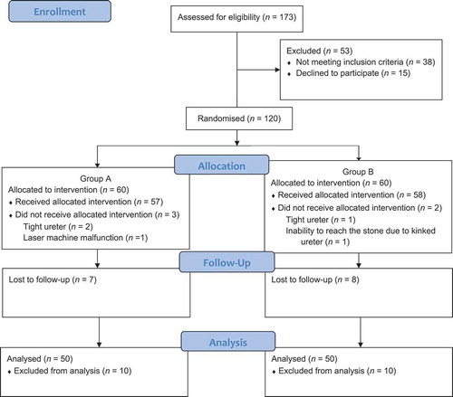 Figure 1. CONSORT flowchart of the study