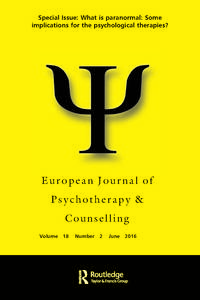 Cover image for European Journal of Psychotherapy & Counselling, Volume 18, Issue 2, 2016