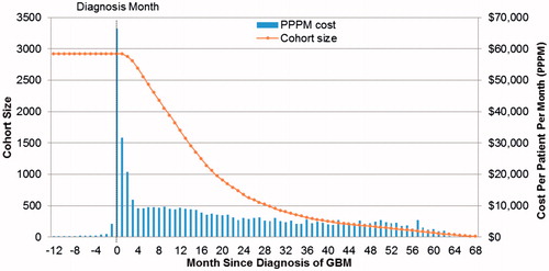Figure 1. Per patient per month (PPPM) cost over time.