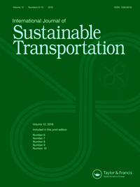 Cover image for International Journal of Sustainable Transportation, Volume 12, Issue 7, 2018