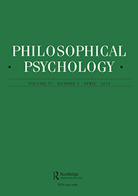 Cover image for Philosophical Psychology, Volume 37, Issue 3, 2024
