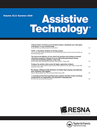 Cover image for Assistive Technology, Volume 32, Issue 3, 2020
